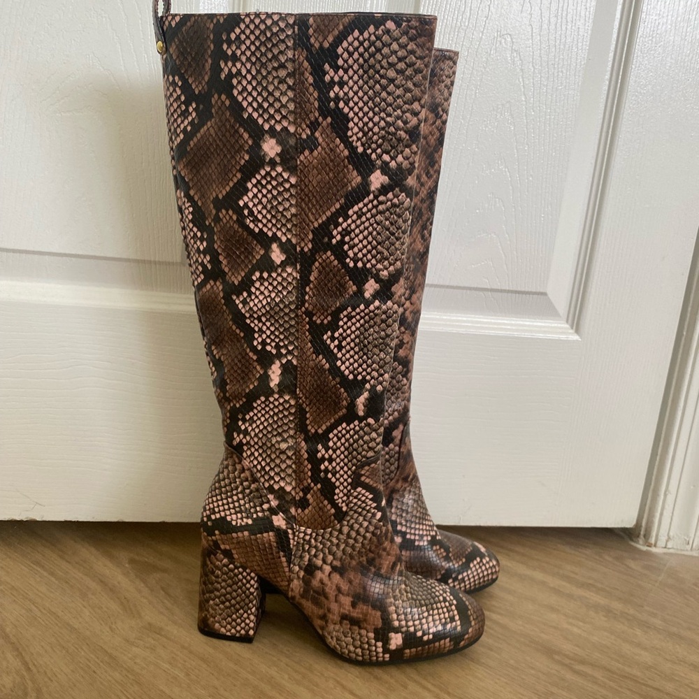 Snakeskin boots